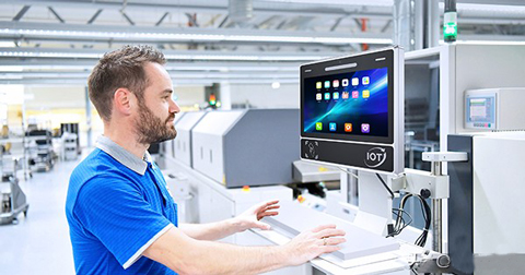  工業(yè)觸摸一體機在MES生產(chǎn)管理系統(tǒng)中的應用 